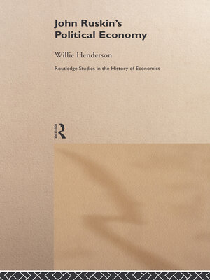 cover image of John Ruskin's Political Economy
